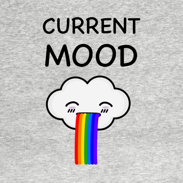 Cool Rainbow Cloud T-Shirt by happinessinatee